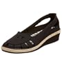 Grasshoppers Women's Getaway II Wedge,Black,7.5 M US