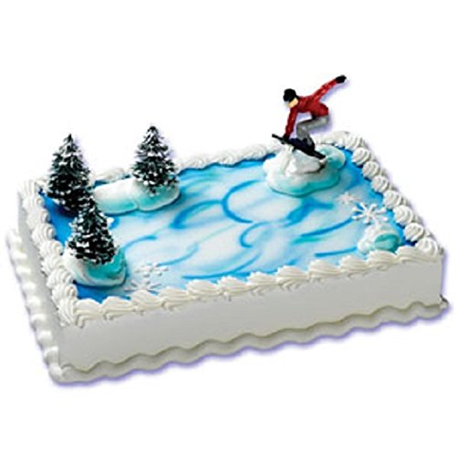 Oasis Supply Birthday Snowboarder Cake Kit