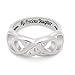 Double Infinity Daughter Ring, Promise Ring for Daughter 