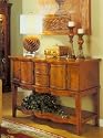 Brown Cherry Console Cabinet