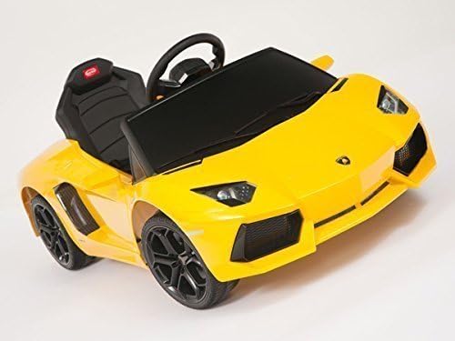 Licensed Limited Edition Lamborghini Aventador Lp700 Rc Ride on Car / Toy, Power Wheels, Electric Car with Remote Control for Kids - Yellow