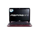 Acer Aspire One AO751h-1153 11.6-Inch Red Netbook - 3+ Hour Battery Life