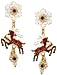 Lunch at The Ritz 2GO USA Red Nose Reindeer Earrings Posts