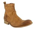 LEVIS INSIDE ZIP LEATHER BOOTS LIGHT BROWN