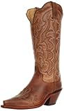 Justin Boots Women's Vintage Fashion 13" Boot Narrow Square Toe Vintage Rubber Outsole,Mocha Damiana/Taupe Damiana/Taupe Damiana Wingtip,10 C US