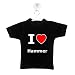 Produkt-Bild: I love Hammer - Mini T-Shirt f&uuml;r Autoscheibe, Fenster, usw.