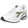 Diadora Women's Mythos Axeler TI Running Shoe,White/Metallic,5.5 M