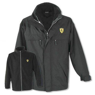 Ferrari Black 3 in 1 Winter Jacket