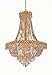 Century 12 Light Chandelier with Crystal Size / Finish / Crystal Trim: 24" / Gold / Strass Swarovski