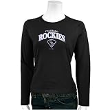 Colorado Rockies Black Ladies Arch Logo Diamond Long Sleeve T-shirt at Football Fanatics