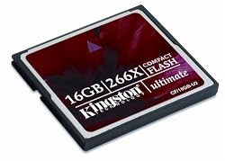 Kingston Ultimate 16 GB 266x CompactFlash Memory Card CF/16GB-U2