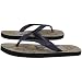 West Virginia Mountaineers Navy Blue-Old Gold Vintage Flip Flop