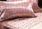 Playboy Home PINK Satin FULL Size Sheet Set
