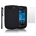 BLACKBERRY TORCH 9800 6 x DISPLAYSCHUTZFOLIE + 1 x STYLUS STIFT + FREIE SILIKON SKIN CASE