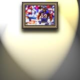 Completely Handpainted American Football Sport Painting, Custom Order FL4178, Oil on Canvas, with Option to Paint Jerry, Brett & Co. from Any Other Favorite Photograph or Picture, Unframed, Size 23'' x 34" inches