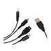 7 in 1 USB Power Cable-Nintendo DS/DSi/DS Lite, GBA SP, PSP 1000/2000/3000