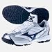＜トレーニングシューズ＞MIZUNO フランチャイズトレーナーJr ホワイト×ネイビー(エナメル仕様) 2KT76414