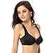 La Isla Women's Full Coverage Underwire Non Padded Racerback Front Closure Bra