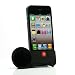 【全12色】電源不要のアンプ型スタンド iPhone 4用Horn Stand ブラック Horn Stand for iPhone 4 (1418-10)