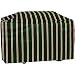 Two Dogs Designs 88-Inch Grill Cover, Green Stripes