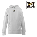 Missouri Tigers Hoodie Sweatshirt - NCAA Antigua Youth Signature Hood White