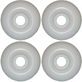 Union White Blank 52mm Skateboard Wheels