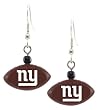 New York Giants Mini Football Dangle Earrings