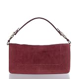 Cole Haan Newbury Street Pinot Noir Suede Flap Bag