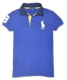 41mP57t5NLL. SL160  Ralph Lauren Women Big Pony Logo Polo T Shirt (M, Blue/navy) Reviews