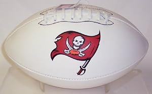 Tampa Bay Bucs - Wilson NFL White Panel Autograph Model Full Size Football - F1193
