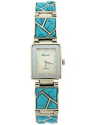 Genuine Turquoise Stone Fashion Watch