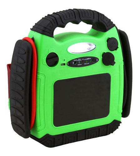 XtremepowerUS 900 Peak Amp 12-Volt Jump Starter with Light/ LED Battery Level Indicator/ Air Compressor/ USB Port