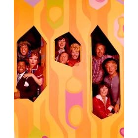 JUDY CARNE AS REGULAR PERFORMER, DICK MARTIN AS HOST/REGULAR PERFORMER, DAN ROWAN AS HOST/REGULAR PERFORMER, LILY TOMLIN AS REGULAR PERFORMER, RUTH BUZZI AS GLADYS ORMPHBY/REGULAR PERFORMER FROM ROWAN & MARTIN'S LAUGH-IN #1 - COLOUR Movie Photo - (4 Different Photograph & POSTER Sizes Available)