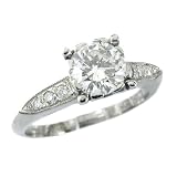 Antique Platinum Diamond Engagement Ring
