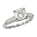 Antique Platinum Diamond Engagement Ring