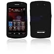 Black Solid Silicone Skin Cover Case Cell Phone Protector for BlackBerry 9500 Storm 9530 Thunder