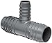 Spears 1401 Series PVC Tube Fitting, Tee, Schedule 40, Gray, 3/4