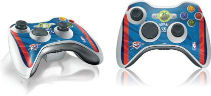 Skinit K. Durant - Oklahoma City Thunder #35 Vinyl Skin for 1 Microsoft Xbox 360 Wireless Controller