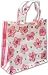 Cute, Heavy-Duty, Plastic Laundry Bag (Pink Flowers)