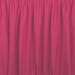 Extra Long 21 inch Cribskirt, Crib Dust Ruffle Color: Hot Pink