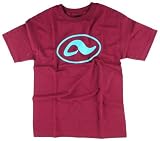 Adio Oval Icon Men's T-Shirt - Burgundy