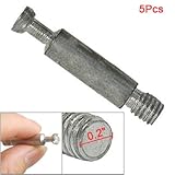 Furniture Hardware Metal Connect Fittings Screw Bolts 5 Pcs