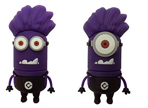 Pair of 2 FiveStar Despicable Me Minion 16GB USB Flash Drive Collection (Pair of Evils)
