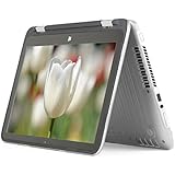 iPearl mCover Hard Shell Case for 11.6-inch HP Pavilion X360 11-n0xx series 2 in 1 Convertible Touchscreen laptops (Clear)