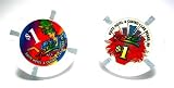 Real Rio Las Vegas Casino Blue Poker Chip Cufflinks