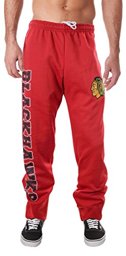 NHL Men's Chicago Blackhawks Sweatpants (Medium)