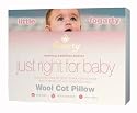 LITTLE FOGARTY WOOL COT PILLOW 60X40CM
