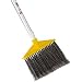Rubbermaid Commercial FG638500 Gray 11-Inch Flagged Polypropylene Angle Broom with Aluminum Handle