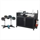 Rock Band Video Game Organizer Cabinet (Black) (30
