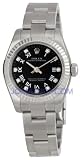 41mPKN0Yj3L. SL160  Rolex Oyster Perpetual No Date Diamond Ladies Watch 176234 BKRDO